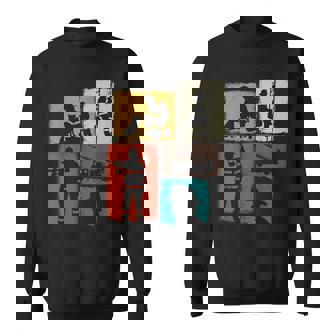 Firefighter Vintage Collage Fireman Hero Sweatshirt - Thegiftio