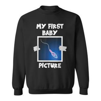 My First Baby Picture Hilarious Thursday Sperm Humorous Sweatshirt - Thegiftio UK