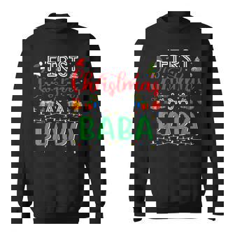 First Christmas As Baba Family Matching New Baba Sweatshirt Unisex | Mazezy