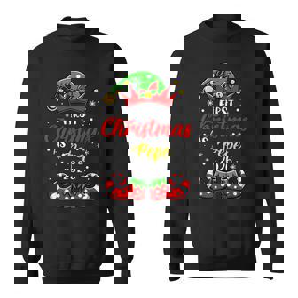 First Christmas As Pepe 2026 Baby Shower Party Sweatshirt Unisex | Mazezy