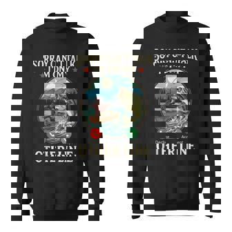 Fishing Dad Calling Meme Phone Call Fish Tank Top Sweatshirt Unisex | Mazezy