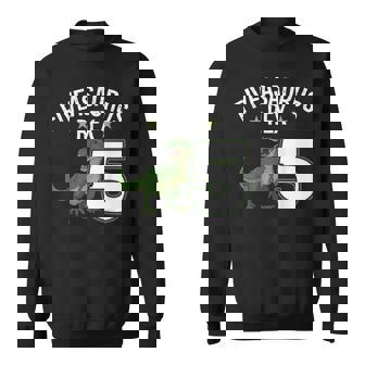 Fiveasaurus Rex 5 Dino 5 Dino 5º Dinosaurio 5 Años Camisa de entrenamiento - Regaloses