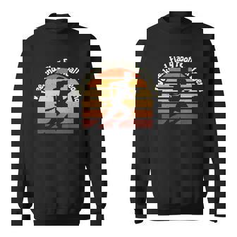 Weekend Flag Football Legend Retro Sunset Kids Men Sweatshirt Unisex | Mazezy