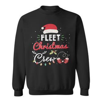 Fleet Christmas Crew Fun Fleet Manager Matching Sweatshirt Unisex | Mazezy