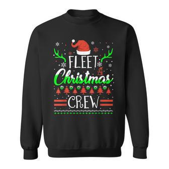 Fleet Christmas Crew Matching X-Mas Fleet Manager Sweatshirt Unisex | Mazezy