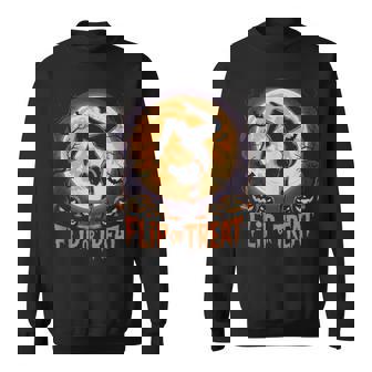 Flip Or Treat Gymnastics Halloween Leotard Pumpkins Tank Top Sweatshirt Unisex | Mazezy