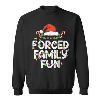 Forced Family Fun Christmas Pajamas Sweatshirt - Monsterry