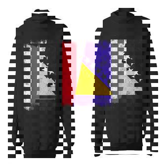 Free Belarus Bosnia And Herzegovina Half Flag Sweatshirt Unisex | Mazezy