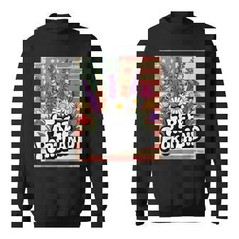 Free Portland American Flag Wildflower Protest Sweatshirt Unisex | Mazezy