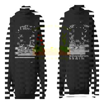 Free Time Hoes & Dirt Bags Garden Humor Sweatshirt Unisex | Mazezy