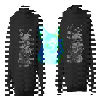 French Bulldog Pop Art Portrait For Dog Owners Sweatshirt Unisex | Mazezy