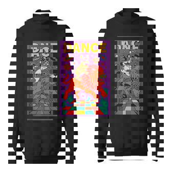 French Bulldog Riding a Lion Dance Bright Pop Art Frenchie Tank Top Sweatshirt Unisex | Mazezy