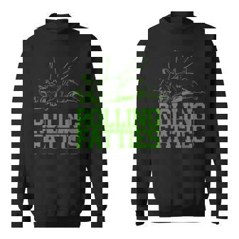 French Bulldog Rolling Fatties Dog Lover Puppy Owner Sweatshirt - Monsterry