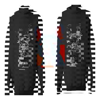 French Bulldog In Vibrant Pop Art Tank Top Sweatshirt Unisex | Mazezy