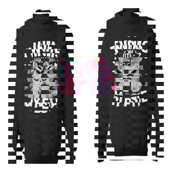 Friends Twinning With My Bestie Twins Friends Twin Matching Sweatshirt - Thegiftio