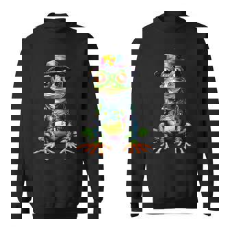 Frog Rave Frogs Colourful Abstract Colourful Goa Trance Music Tank Top Sweatshirt Unisex | Mazezy