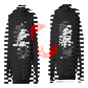 Fun Six Seven 6 7 Meme Couples Pajamas Christmas Tree Candy Sweatshirt - Monsterry