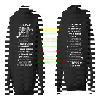 12 Day Of Dentistry Christmas Dentist Dental Hygienist Sweatshirt | Mazezy