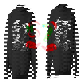 67 Christmas 6 7 Meme Pajamas Holiday Gen Alpha Slang Sweatshirt | Mazezy