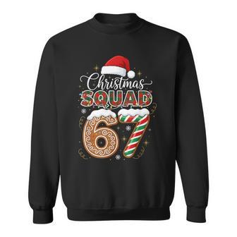 67 Six Seven Meme Brainrot 67 Christmas Squad Sweatshirt - Thegiftio UK