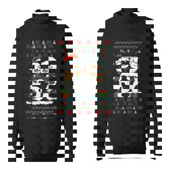 67 Snowman Ugly Christmas Sweater Six Seven Meme Xmas Sweatshirt | Seseable UK