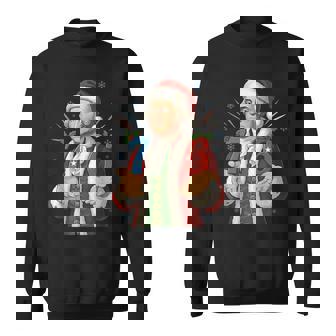 7-6 6-7 George Washington Santa 67 Meme Christmas Sweatshirt - Monsterry