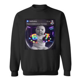 Ai Baby Gloves Led 67 Motion At Your Front Door Meme Sweatshirt | Seseable CA