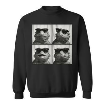Bearded Dragon Lover Cute Beardie Lizard Photo Booth Sweatshirt - Thegiftio UK