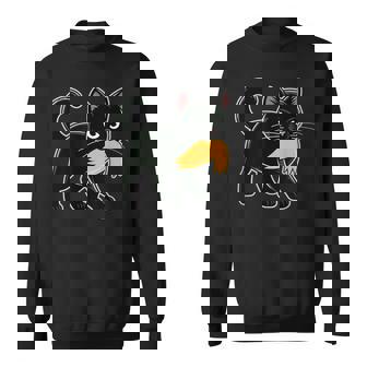 Black Cats Against Trump Anti Trump Sweatshirt | Seseable CA