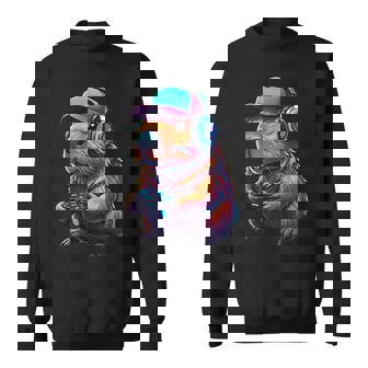 Capybara Gamer Gaming Video Games Capybara Sweatshirt - Thegiftio