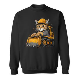 Cat 重機オペレーター スウェットシャツ - Kawaiitshirt