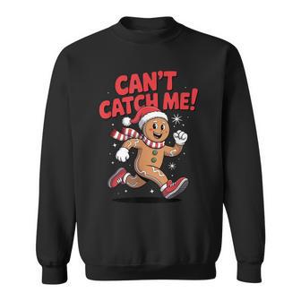 Christmas Can’T Catch Me Gingerbread Running Sweatshirt | Seseable UK