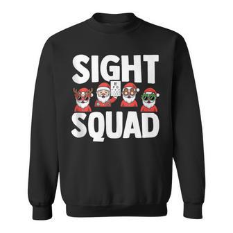 Christmas Optometrist Sight Squad Apparel Optometry Sweatshirt - Thegiftio UK