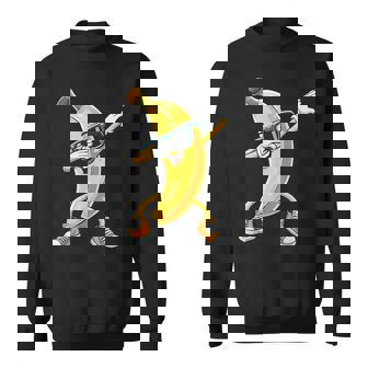 Dabbing Banana Graphic Banana Love Sweatshirt | Seseable CA