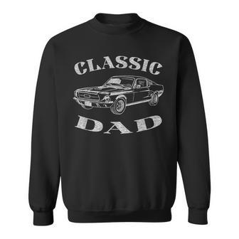 Dad Classic Car Graphic Sweatshirt | Mazezy