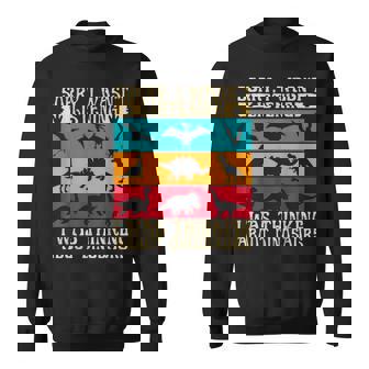 Dinosaur Vintage Dinosaur Outfit Types Of Dinosaurs Sweatshirt | Mazezy