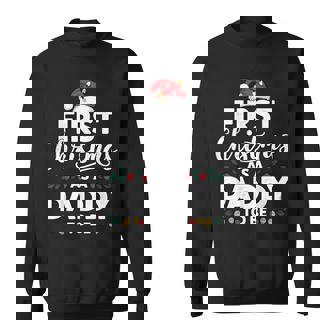 First Christmas As A Daddy To Be New Daddy Christmas Sweatshirt | Mazezy