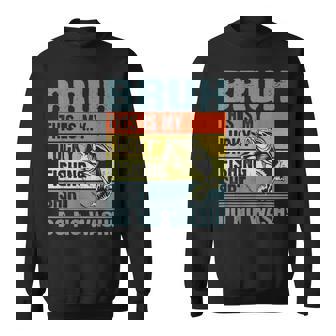 Fishing Fisherman Bruh This Is My Lucky Fishing Sweatshirt | Mazezy