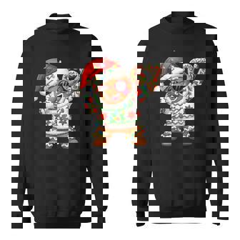 Gingerbread Six Seven 67 Ice Cream Drip Christmas Boys Sweatshirt | Mazezy