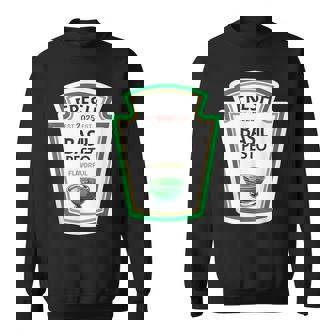 Funny Halloween Shirt 2025 Green Fresh Basil Pesto DIY Sweatshirt Unisex | Mazezy