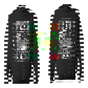 Italian Food Irish Green Beer St Patrick Italy Ireland Sweatshirt - Thegiftio
