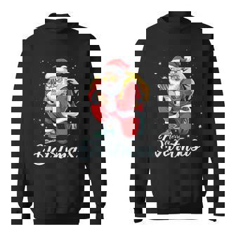 Merry Dartmas Dart Santa Xmas Darts Sweatshirt | Mazezy