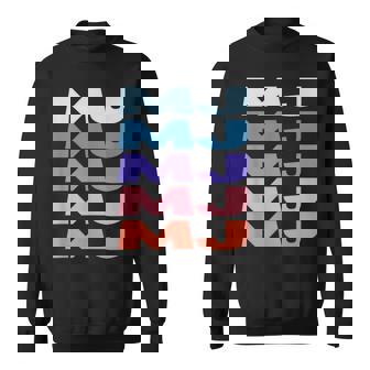 Modern Repeated Text Mj スウェットシャツ - Kawaiitshirt