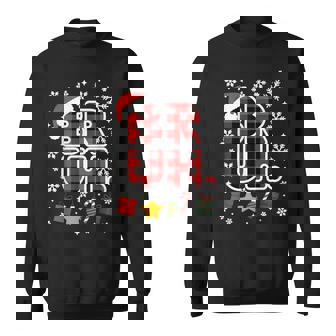 Pajama Style Christmas Bruh Sweatshirt | Seseable CA