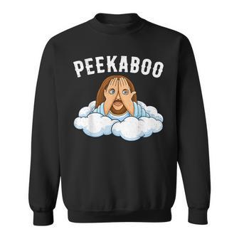 Peek-A-Boo Jesus Looking Vintage Quote Sweatshirt | Seseable CA