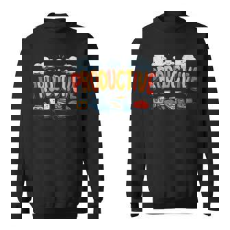 Productive Graphic Costume Sweatshirt | Seseable CA