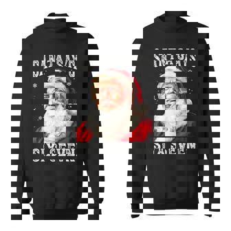 Santa Trump 6-7 Meme Christmas Six Seven 67 Brain Rot Sweatshirt | Mazezy