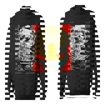 Shih Tzu Ramen Japanese Kawaii Shih Tzu Sweatshirt - Monsterry