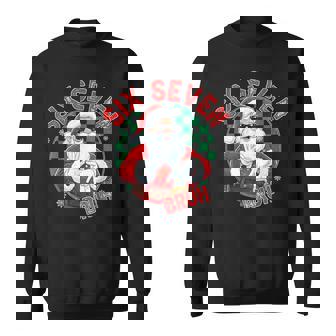 Six Seven Bruh Santa Claus Christmas 67 Meme Xmas Sweatshirt | Seseable UK