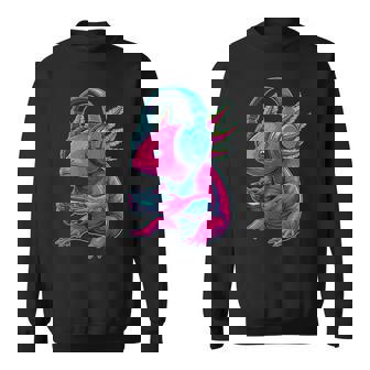 Video Gaming Axolotl Gamer Sweatshirt | Mazezy